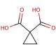 Cyclopropane-1,1-dicarboxylic acid (CAS 598-10-7) - chemical structure image