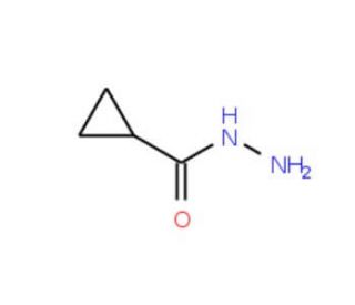 Cyclopropanecarboxylic acid hydrazide (CAS 6952-93-8) - chemical structure image