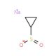 Cyclopropanesulfinic acid, sodium salt (CAS 910209-21-1) - chemical structure image