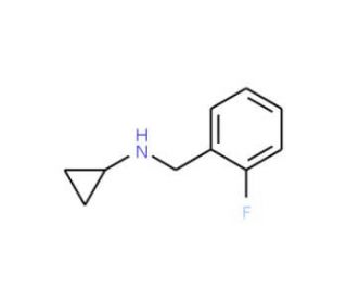Cyclopropyl-(2-fluoro-benzyl)-amine - chemical structure image