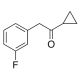 Cyclopropyl 3-Fluorobenzyl Ketone (CAS 952722-64-4) - chemical structure image