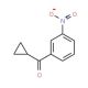 Cyclopropyl-(3-nitrophenyl)methanone (CAS 5680-51-3) - chemical structure image