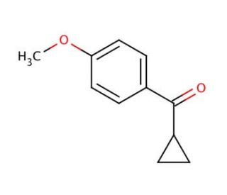Cyclopropyl 4-methoxyphenyl ketone (CAS 7152-03-6) - chemical structure image