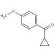 Cyclopropyl 4-methoxyphenyl ketone (CAS 7152-03-6) - chemical structure image