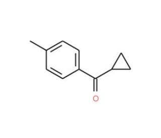 cyclopropyl(4-methylphenyl)methanone (CAS 007143-76-2) - chemical structure image