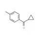cyclopropyl(4-methylphenyl)methanone (CAS 007143-76-2) - chemical structure image