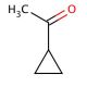 Cyclopropyl methyl ketone (CAS 765-43-5) - chemical structure image
