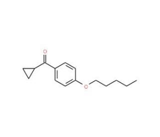 Cyclopropyl[4-(pentyloxy)phenyl]methanone - chemical structure image