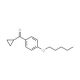 Cyclopropyl[4-(pentyloxy)phenyl]methanone - chemical structure image
