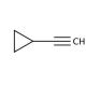 Cyclopropylacetylene (CAS 6746-94-7) - chemical structure image