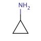 Cyclopropylamine (CAS 765-30-0) - chemical structure image