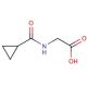 [(cyclopropylcarbonyl)amino]acetic acid (CAS 64513-70-8) - chemical structure image