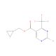 Cyclopropylmethyl 2-chloro-4-(trifluoromethyl)pyrimidine-5-carboxylate (CAS 175137-31-2) - chemical structure image