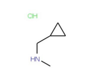(cyclopropylmethyl)(methyl)amine hydrochloride - chemical structure image