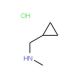 (cyclopropylmethyl)(methyl)amine hydrochloride - chemical structure image