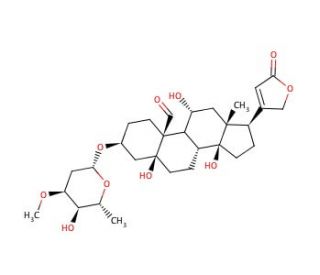 Cymarin (CAS 508-77-0) - chemical structure image
