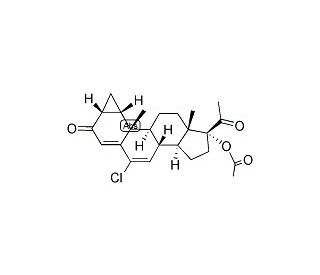 Cyproterone Acetate (CAS 427-51-0) - chemical structure image