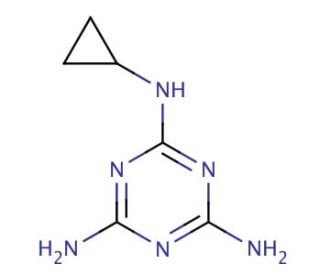 Cyromazine (CAS 66215-27-8) - chemical structure image