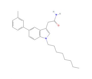 Cysmethynil (CAS 851636-83-4) - chemical structure image