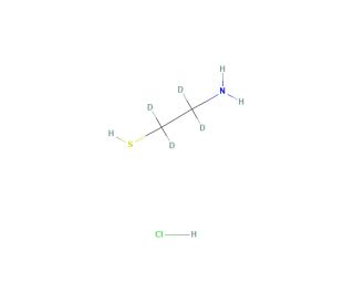 Cysteamine-d4 Hydrochloride (CAS 1219805-04-5) - chemical structure image