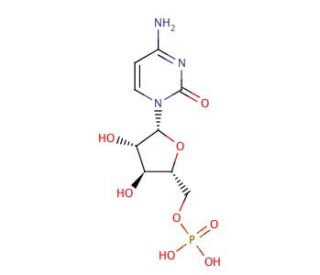 Cytarabine 5&prime;-Monophosphate (CAS 7075-11-8&#0;) - chemical structure image