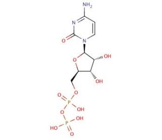 Cytidine-5&prime;-diphosphate (CAS 63-38-7) - chemical structure image