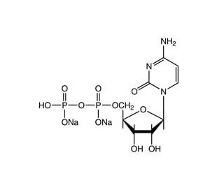 Cytidine-5&prime;-diphosphate, disodium (CAS 54394-90-0) - chemical structure image