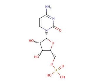 Cytidine 5&prime;-monophosphate (CAS 63-37-6) - chemical structure image