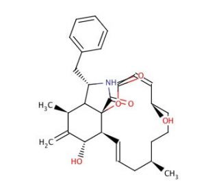 Cytochalasin B (CAS 14930-96-2) - chemical structure image