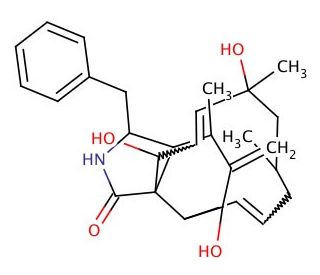 Cytochalasin J (CAS 53760-20-6) - chemical structure image