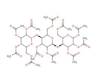 D-(&plus;)-Cellotetraose Tetradecaacetate (CAS 83058-25-7) - chemical structure image