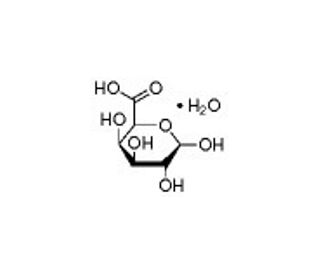 D-(&plus;)-Galacturonic acid monohydrate (CAS 91510-62-2) - chemical structure image