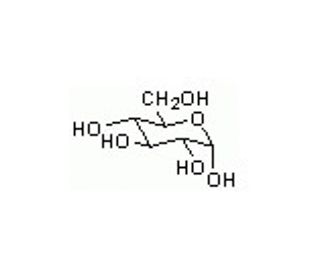 D(&plus;)Glucose, Anhydrous (CAS 50-99-7) - chemical structure image