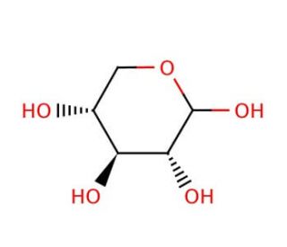 D-(&plus;)-Xylose (CAS 58-86-6) - chemical structure image