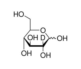 D-[2-2H]glucose (CAS 106032-60-4) - chemical structure image