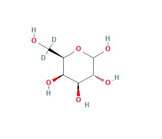 D-[6,6&prime;-2H2]galactose (CAS 35669-34-2) - chemical structure image