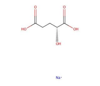 D-&alpha;-Hydroxyglutaric acid disodium salt (CAS 103404-90-6) - chemical structure image