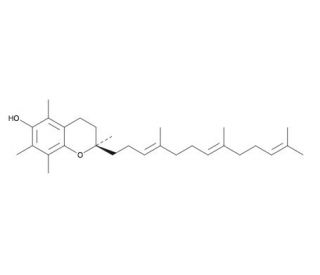 D-&alpha;-Tocotrienol (CAS 1721-51-3) - chemical structure image