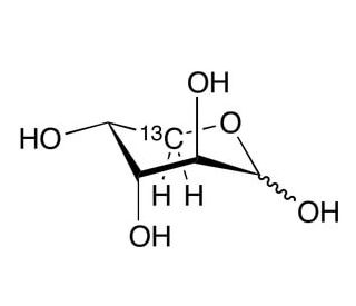 D-Arabinose-5-13C (CAS 139657-60-6) - chemical structure image