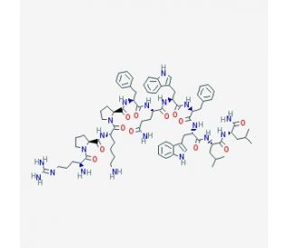 [D-Arg<sup>1</sup>,D-Phe<sup>5</sup>,D-Trp<sup>7,9</sup>,Leu<sup>11</sup>]-Substance P (CAS 96736-12-8) - chemical structure image
