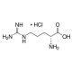 D-Arginine monohydrochloride (CAS 627-75-8) - chemical structure image