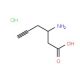 D-beta-Homopropargylglycine hydrochloride (CAS 332064-87-6) - chemical structure image