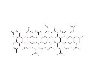 D-Cellopentose Hexadecaacetate - chemical structure image