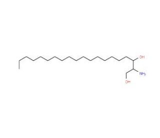 D-erythro-C20-Dihydrosphingosine (CAS 24006-62-0) - chemical structure image