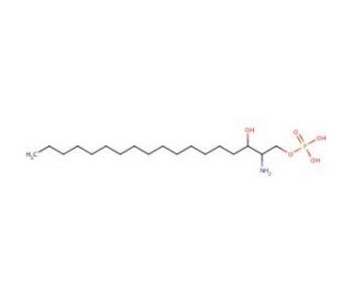 D-erythro-Dihydro-D-sphingosine-1-phosphate (CAS 108126-32-5) - chemical structure image