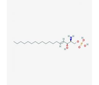 D-erythro-Sphingosine-1-phosphate (CAS 26993-30-6) - chemical structure image