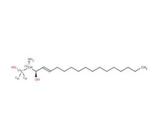 D-erythro-Sphingosine-13C2,D2 - chemical structure image