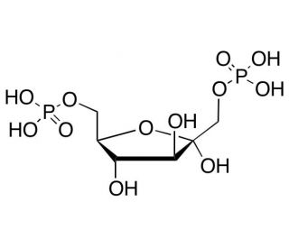D-Fructose 1,6-bisphosphate sodium salt (CAS 488-69-7) - chemical structure image