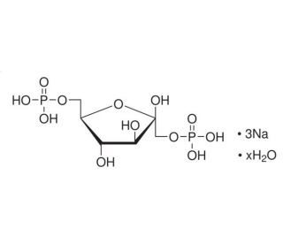 D-Fructose 1,6-bisphosphate trisodium salt (CAS 38099-82-0) - chemical structure image