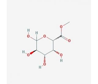 D-Galacturonic acid methyl ester (CAS 16048-08-1) - chemical structure image